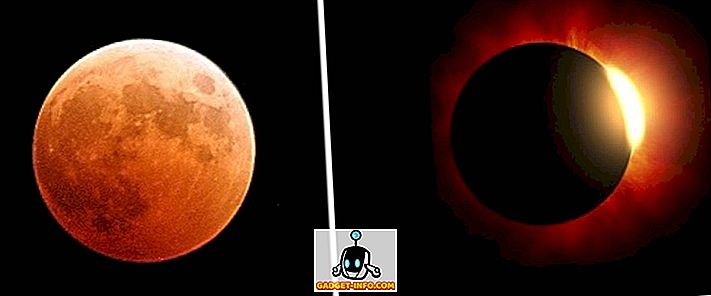 Razlika med sončnim mrkom in lunarnim mrkom