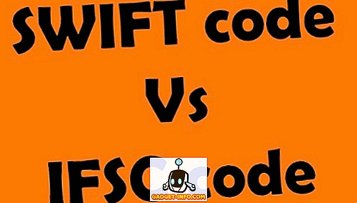 Sự khác biệt giữa mã SWIFT và mã IFSC