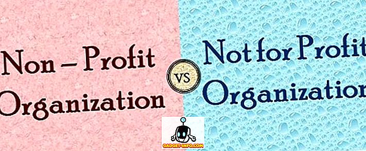 Forskel mellem nonprofit og ikke for profit organisation