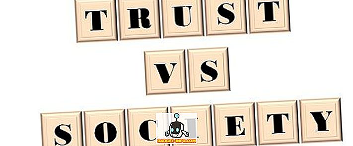 Unterschied zwischen Vertrauen und Gesellschaft