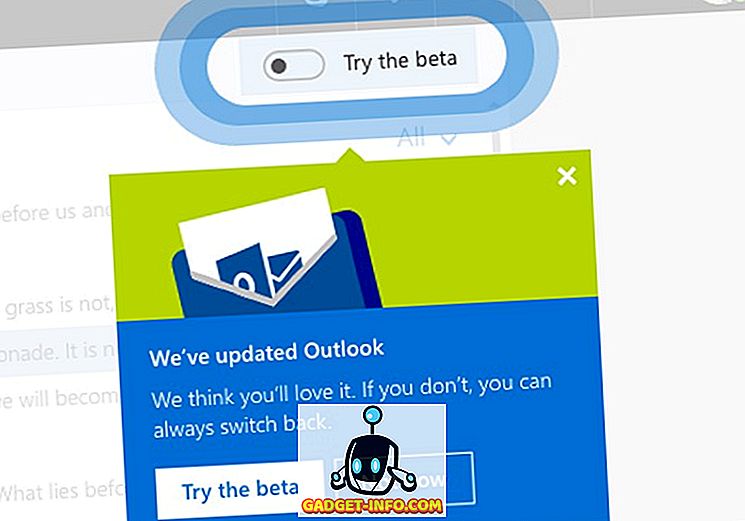 Slik prøver du Outlook.com Beta-versjonen