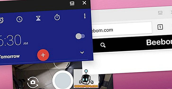 So aktivieren Sie den Freeform-Modus mit mehreren Fenstern in Android-Nougat