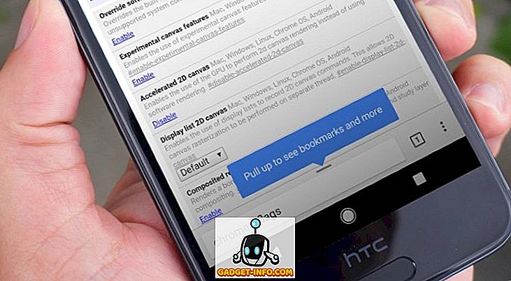 mobilni telefon - Kako premakniti naslovno vrstico Chroma na dno v Androidu