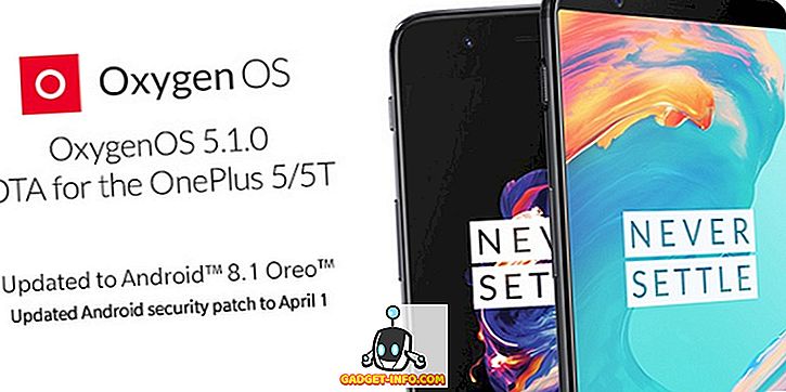Stabilna OxygenOS 5.1.0 Zgradi Prinaša Android 8.1 Oreo na OnePlus 5 in 5T