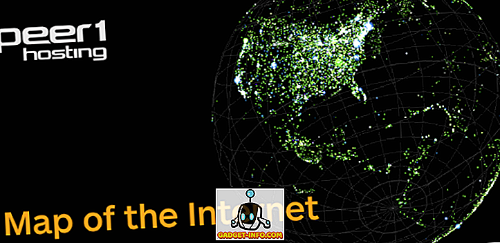 Glejte Zemljevid interneta prek aplikacije