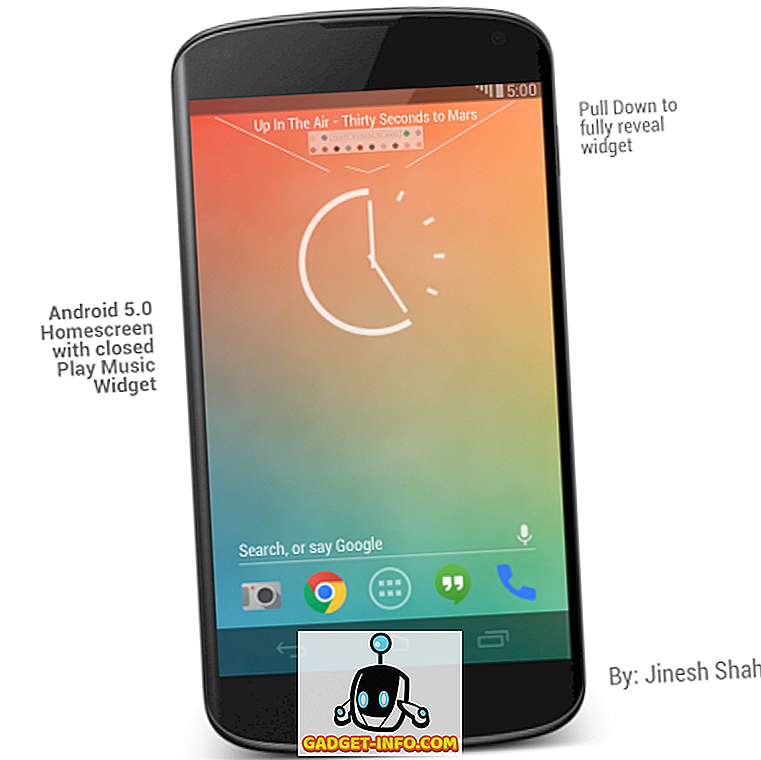Концептуалната концепция за дизайн на паяжината на Google за Android Android 5.0 (Pics)