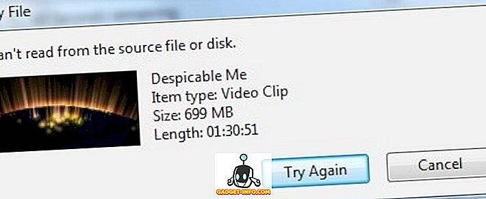 Fix "Kan ikke læse fra Source File eller Disk" Fejl