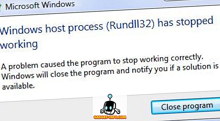 विंडोज़ मदद करते हैं - फिक्स "होस्ट प्रक्रिया Rundll32 ने काम करना बंद कर दिया है"