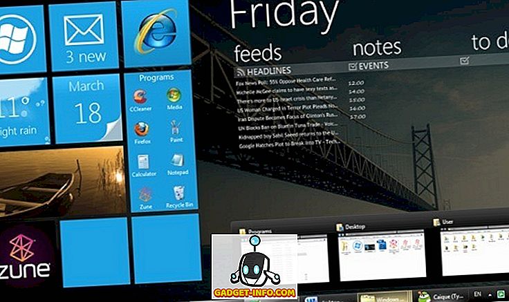 Top 10 eroa Windows 7: n ja Windows 8/10: n välillä