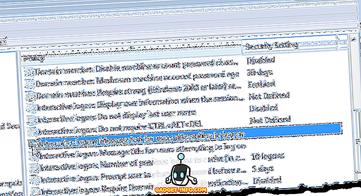 Добавете съобщение към екрана за влизане в системата за потребители в Windows 7/8/10