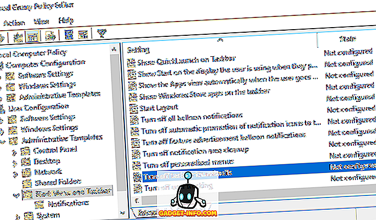 Desactivar la vista previa de miniaturas de la barra de tareas en Windows 7/8/10